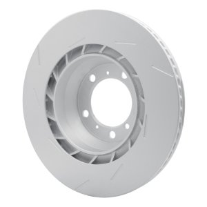 Porsche Panamera Brake Rotor (1) - Right Rear - R1 Concepts - Slotted GeoSPEC - `10-`16
